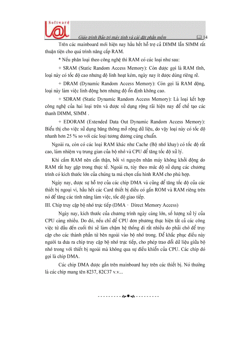 image for page Giáo trình bảo trì máy tính và cài đặt phần mềm