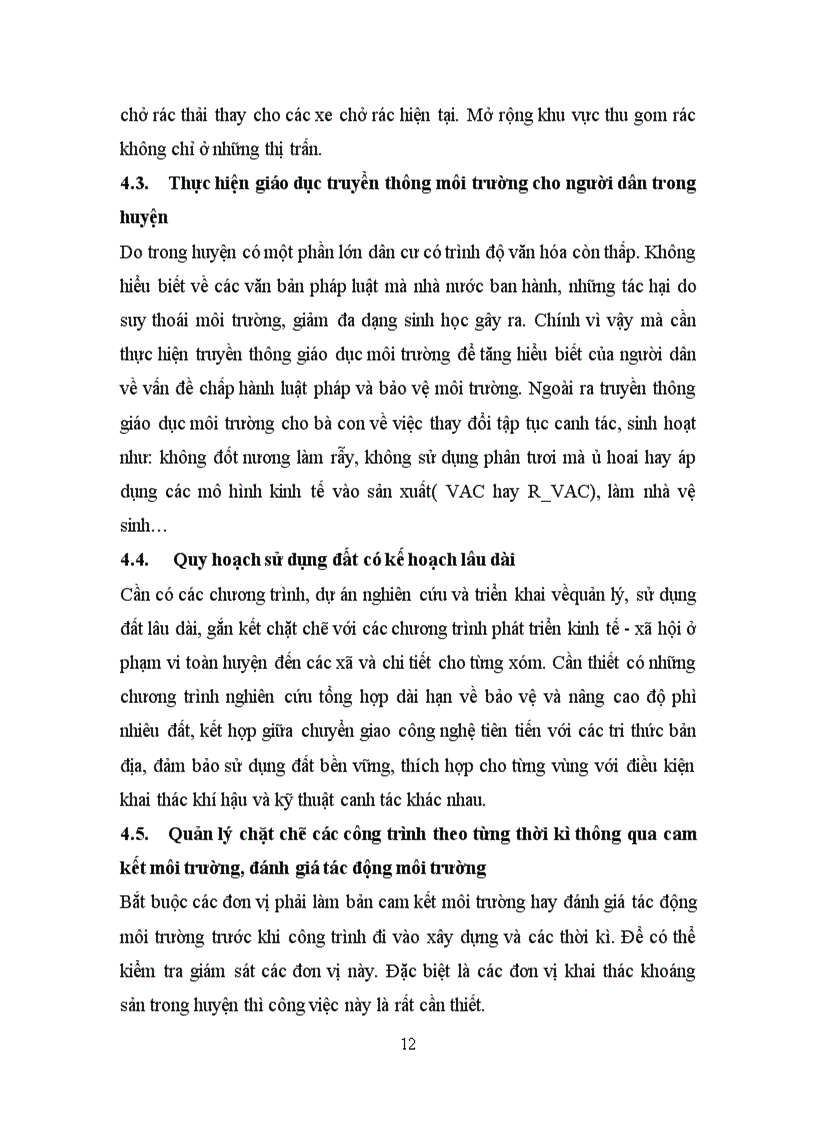 image for page Quản lý môi trường