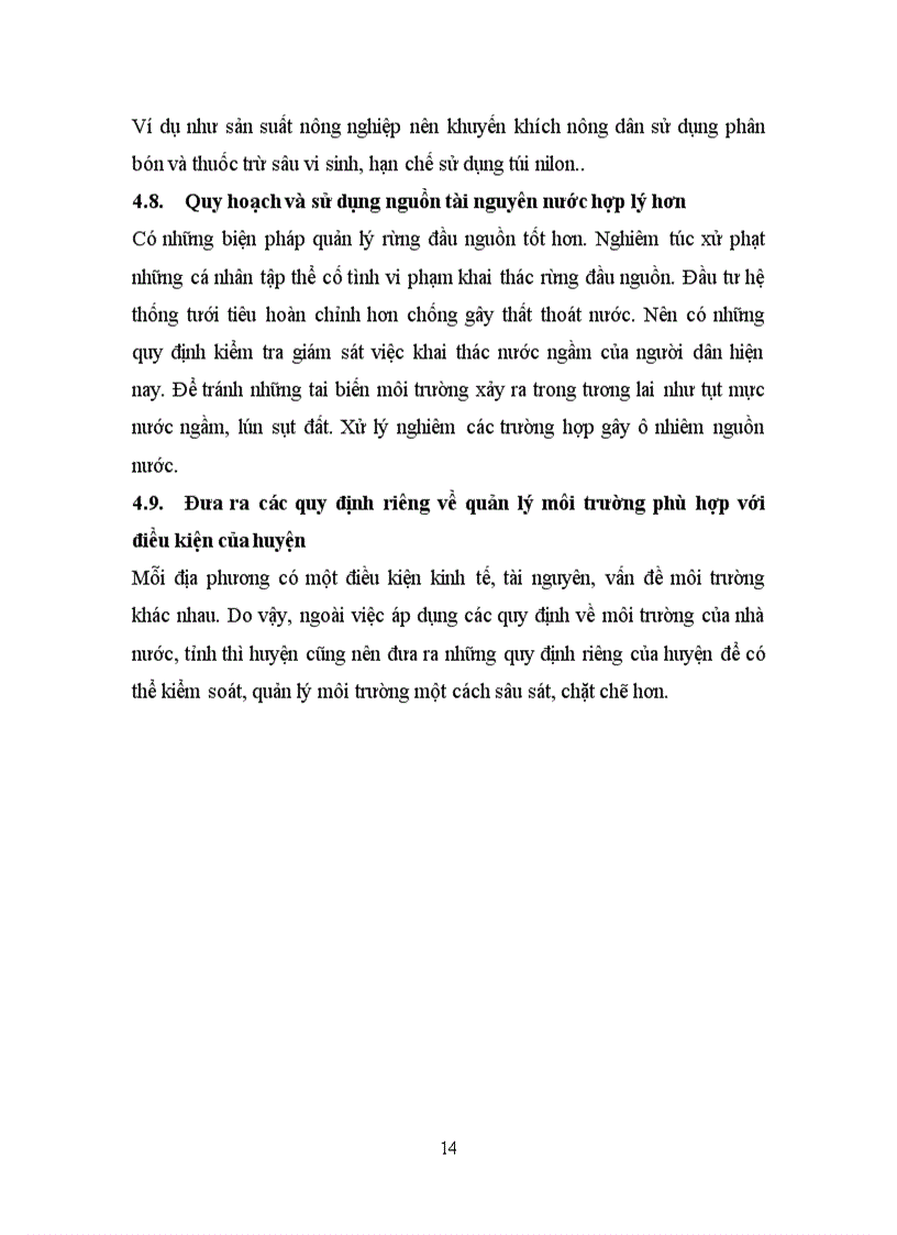 image for page Quản lý môi trường