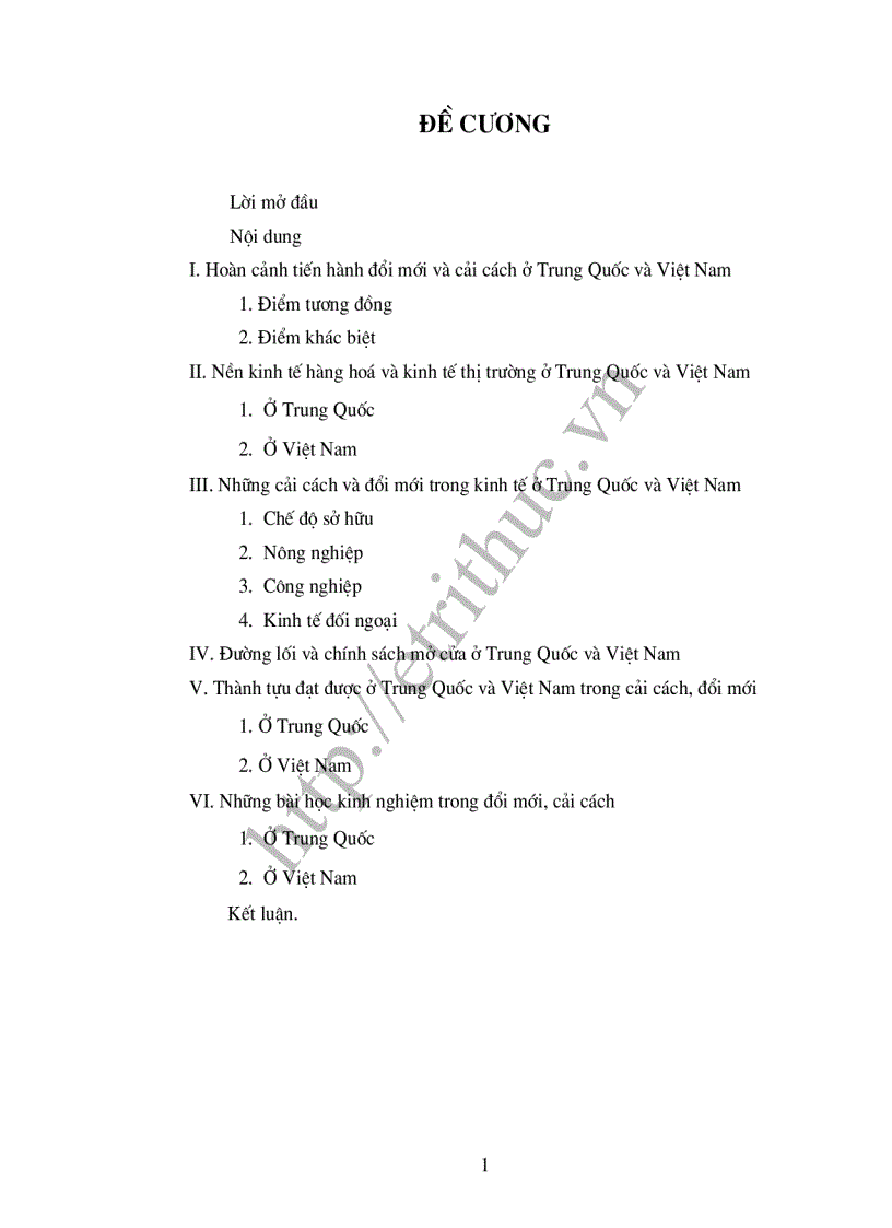 image for page Hoàn cảnh tiến hành cải cách ở Trung Quốc và Việt Nam