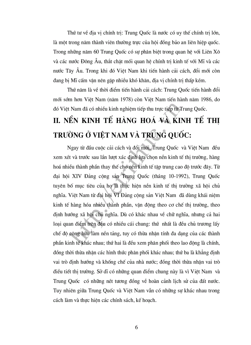 image for page Hoàn cảnh tiến hành cải cách ở Trung Quốc và Việt Nam