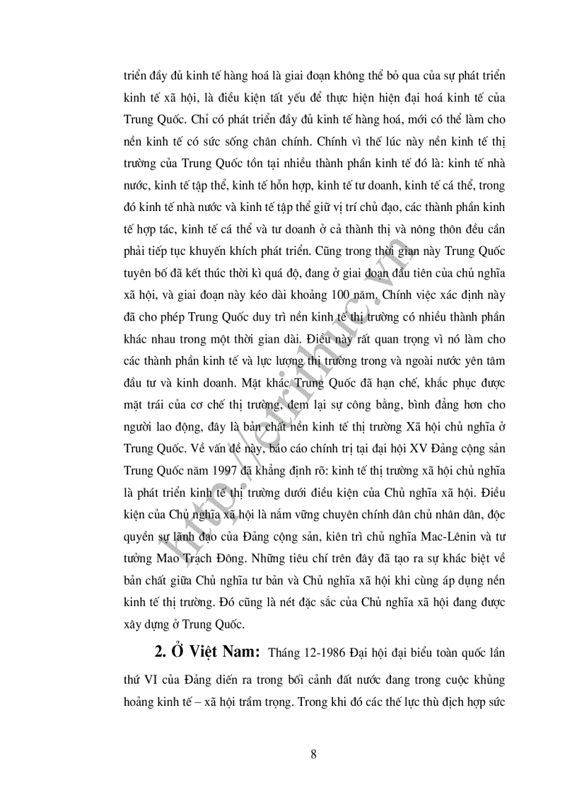 image for page Hoàn cảnh tiến hành cải cách ở Trung Quốc và Việt Nam