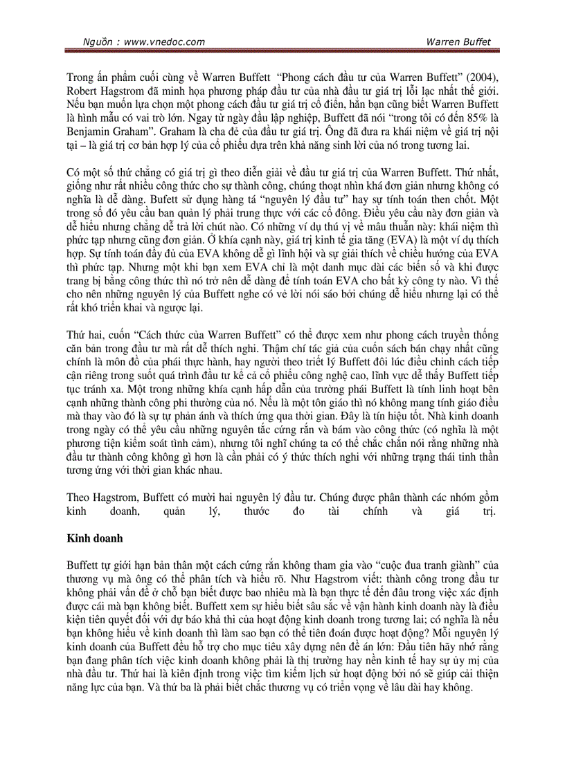 image for page Warren Buffet 10 Bí quyết làm giàu 3 nguyên tắc đầu tư bất hủ