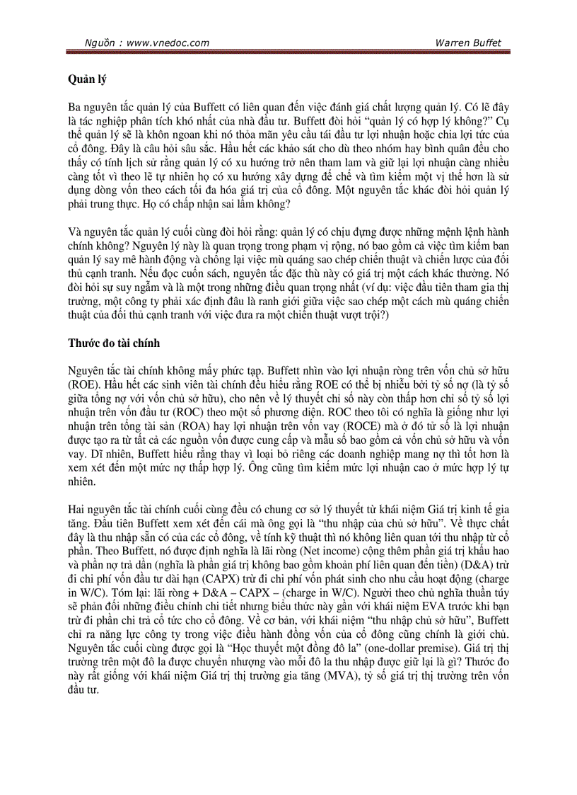 image for page Warren Buffet 10 Bí quyết làm giàu 3 nguyên tắc đầu tư bất hủ