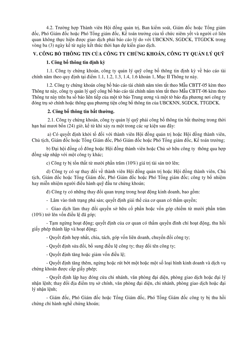 image for page Công bố thông tin trên thị trường chứng khoán