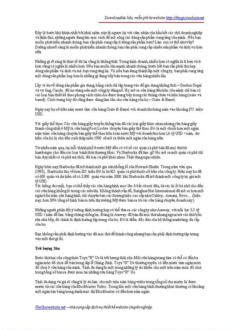 image for page Định hướng Tập trung Al Ries