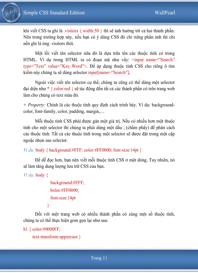 image for page Tài liệu học CSS căn bản rất chi tiết