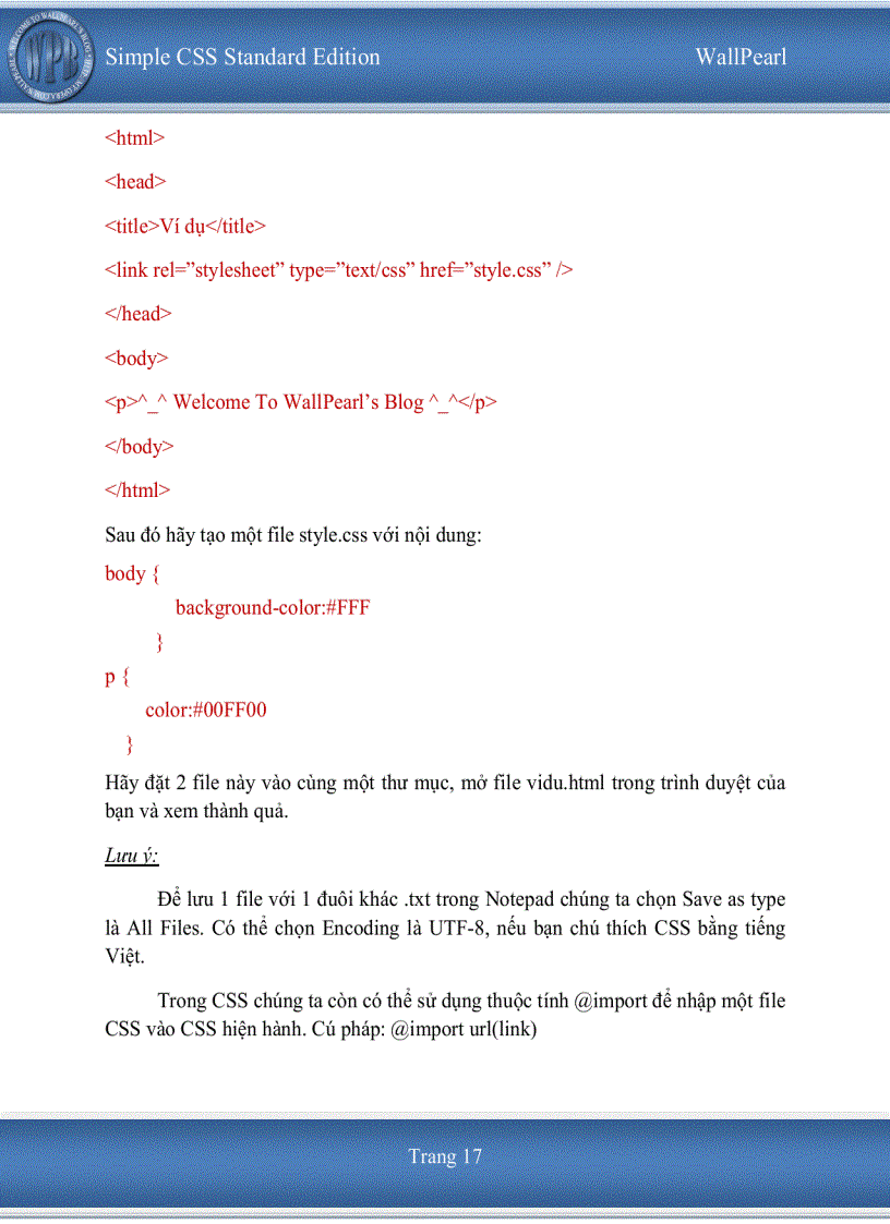 image for page Tài liệu học CSS căn bản rất chi tiết