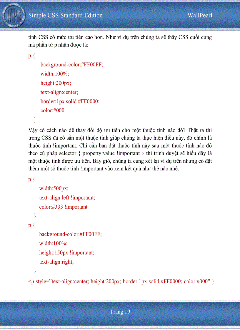 image for page Tài liệu học CSS căn bản rất chi tiết
