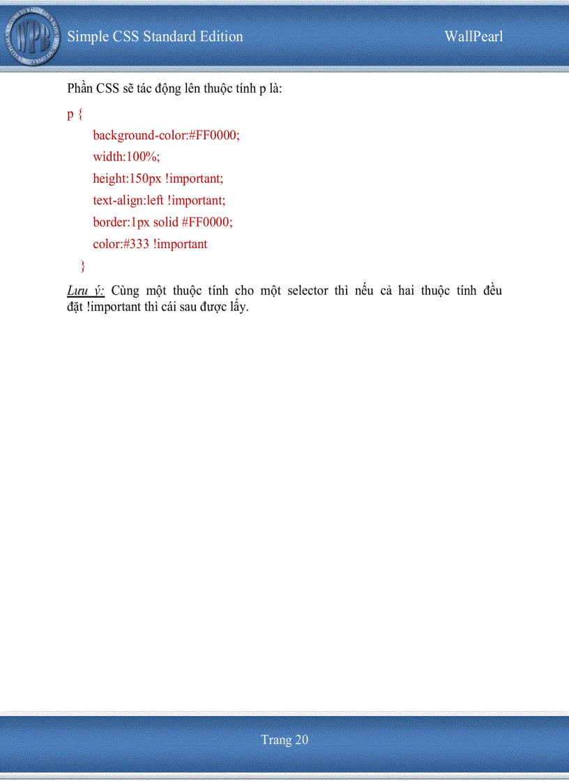 image for page Tài liệu học CSS căn bản rất chi tiết