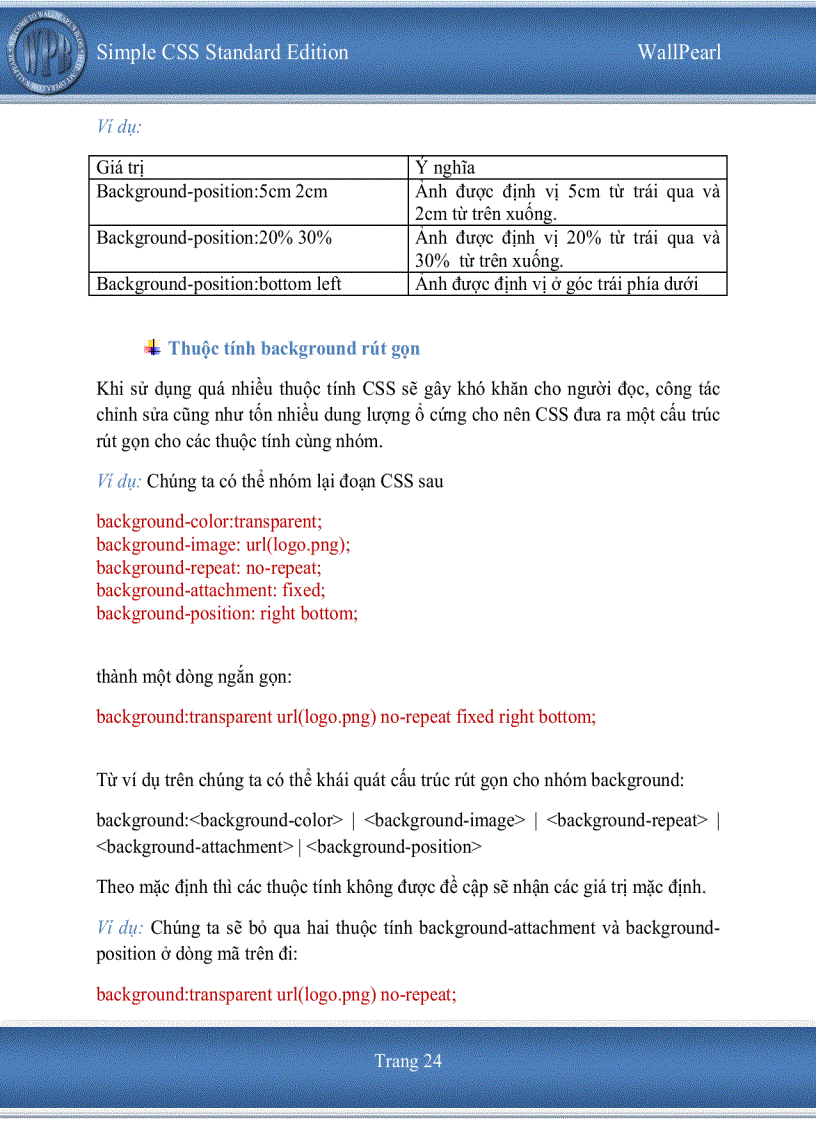 image for page Tài liệu học CSS căn bản rất chi tiết
