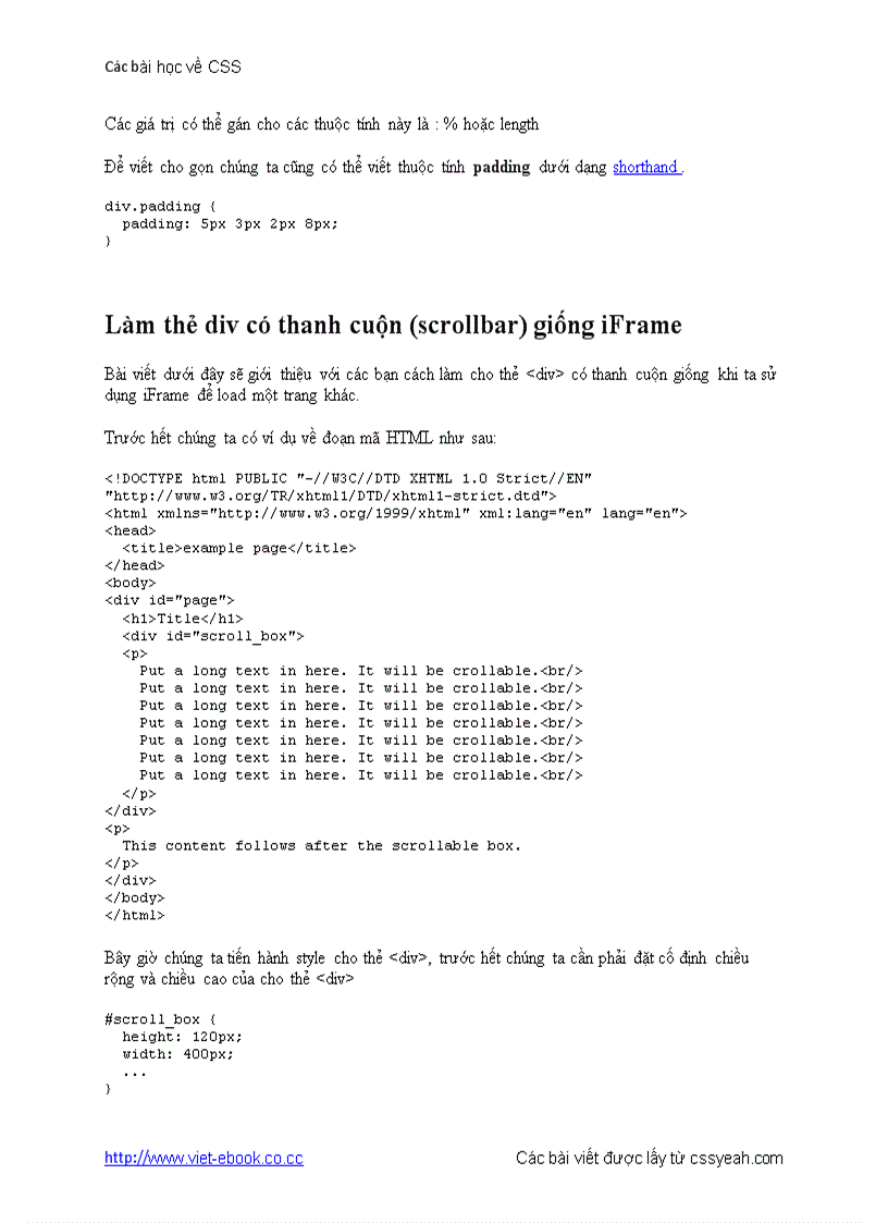 image for page Tài liệu học CSS Tiếng Việt