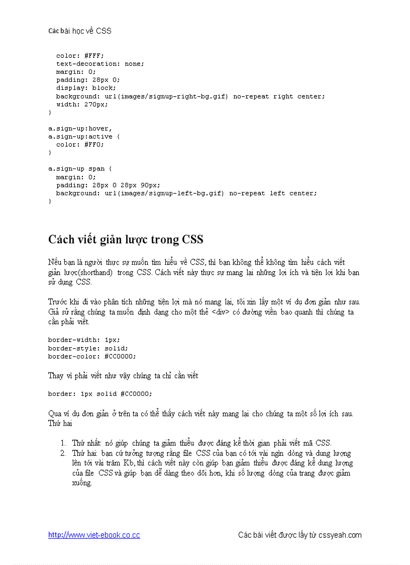 image for page Tài liệu học CSS Tiếng Việt