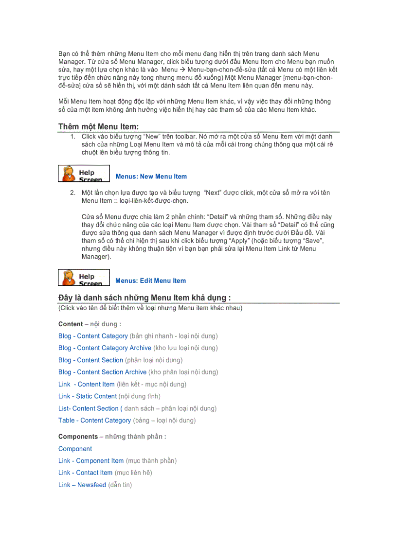 image for page Sổ tay Joomla