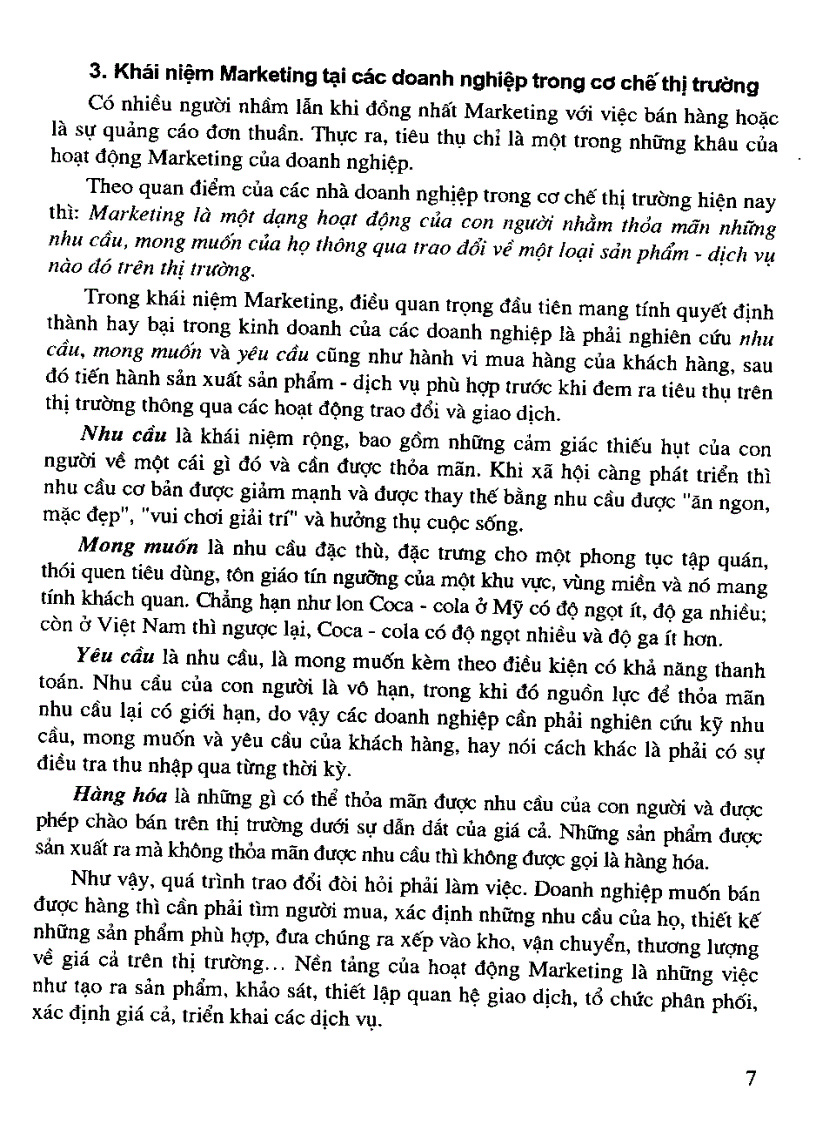 image for page Giáo trình marketing căn bản