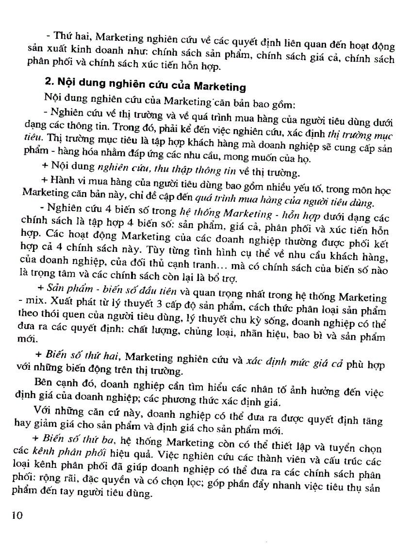 image for page Giáo trình marketing căn bản