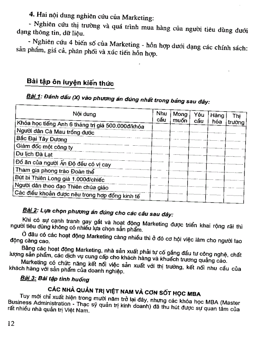 image for page Giáo trình marketing căn bản