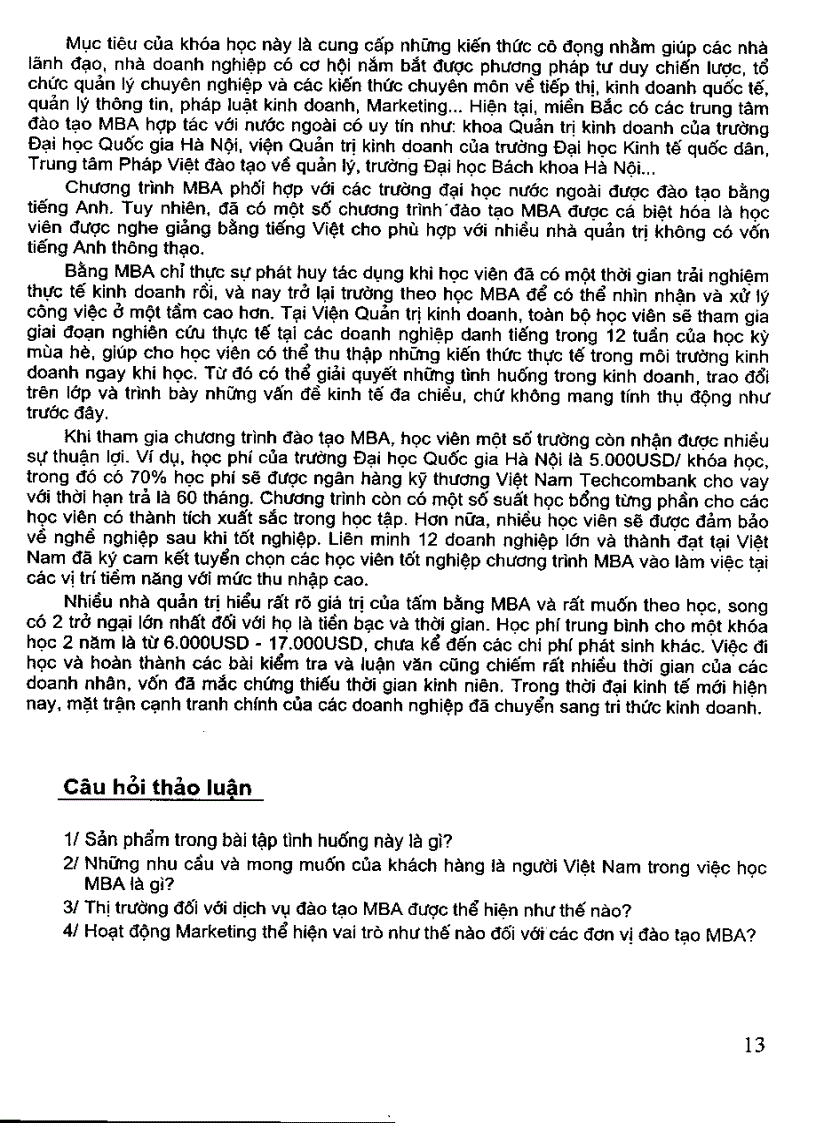 image for page Giáo trình marketing căn bản