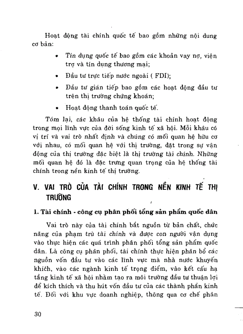 image for page Giáo trình lý thuyết tài chính tiền tệ