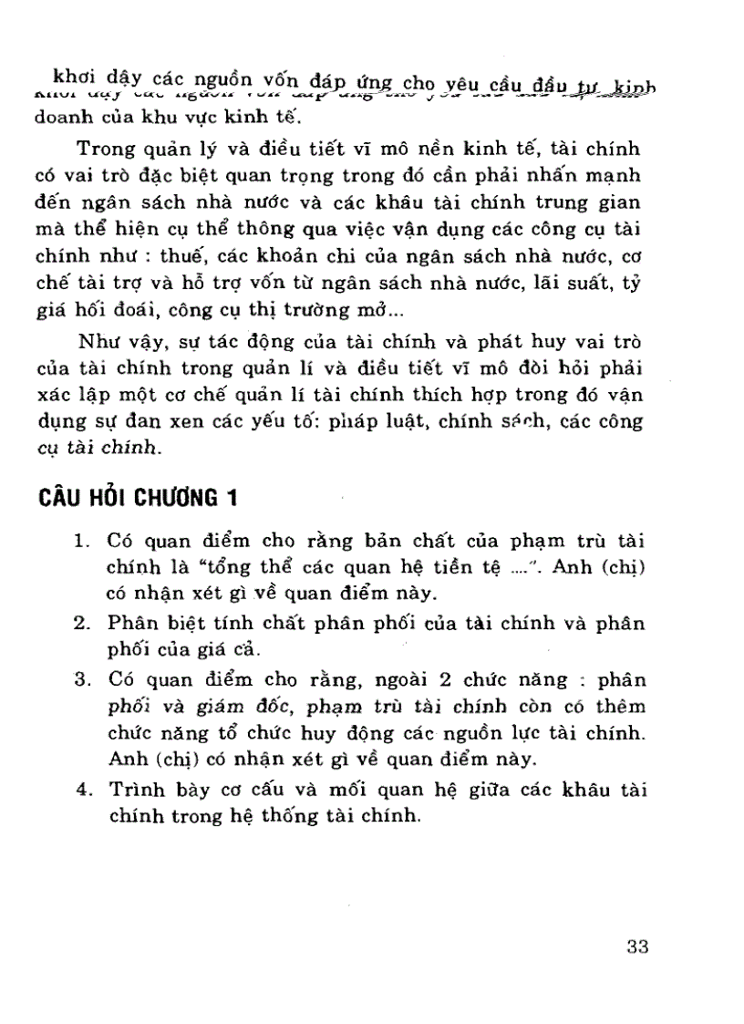 image for page Giáo trình lý thuyết tài chính tiền tệ