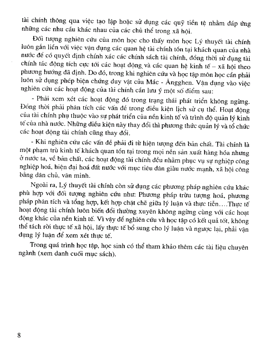 image for page Giáo trình lý thuyết tài chính