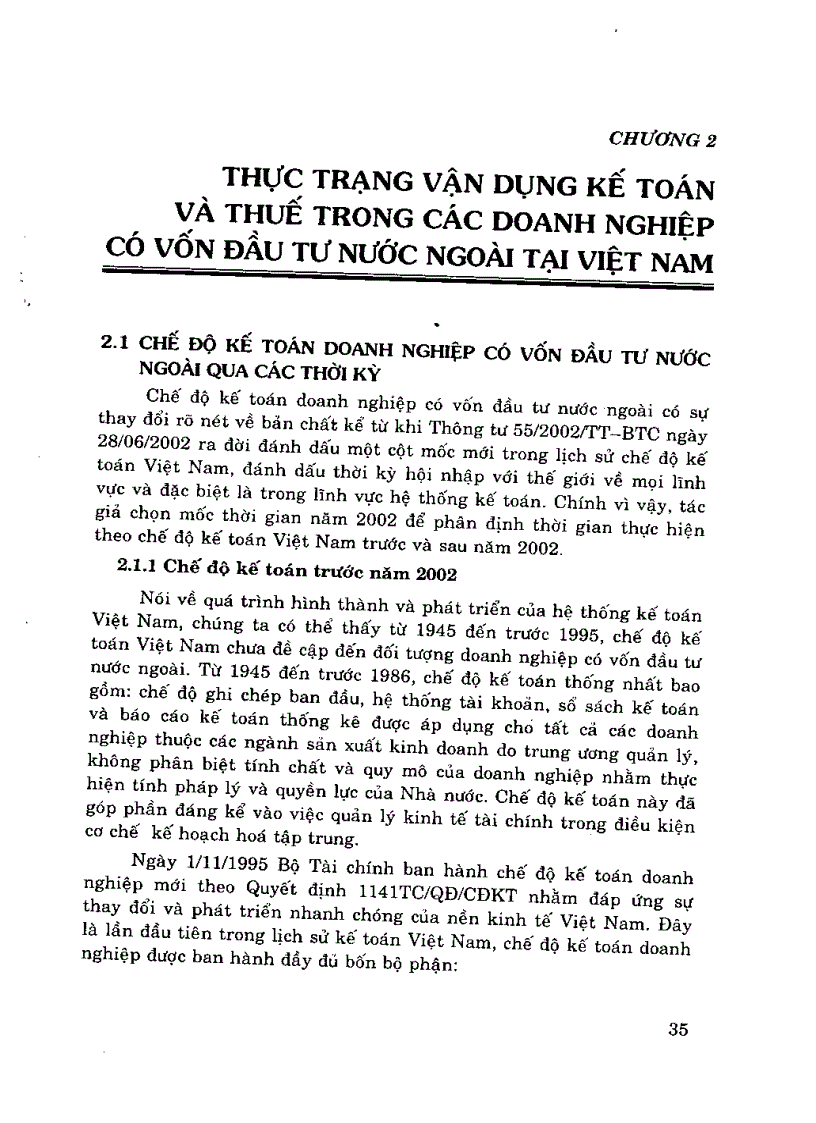 image for page Giáo trình kế toán và thuế trong doanh nghiệp có vốn đầu tư nước ngoài