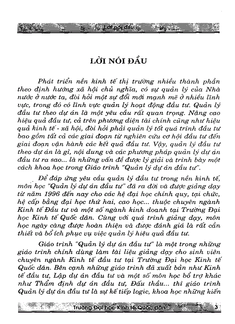 image for page Giáo trình nguyên lý dự án đầu tư