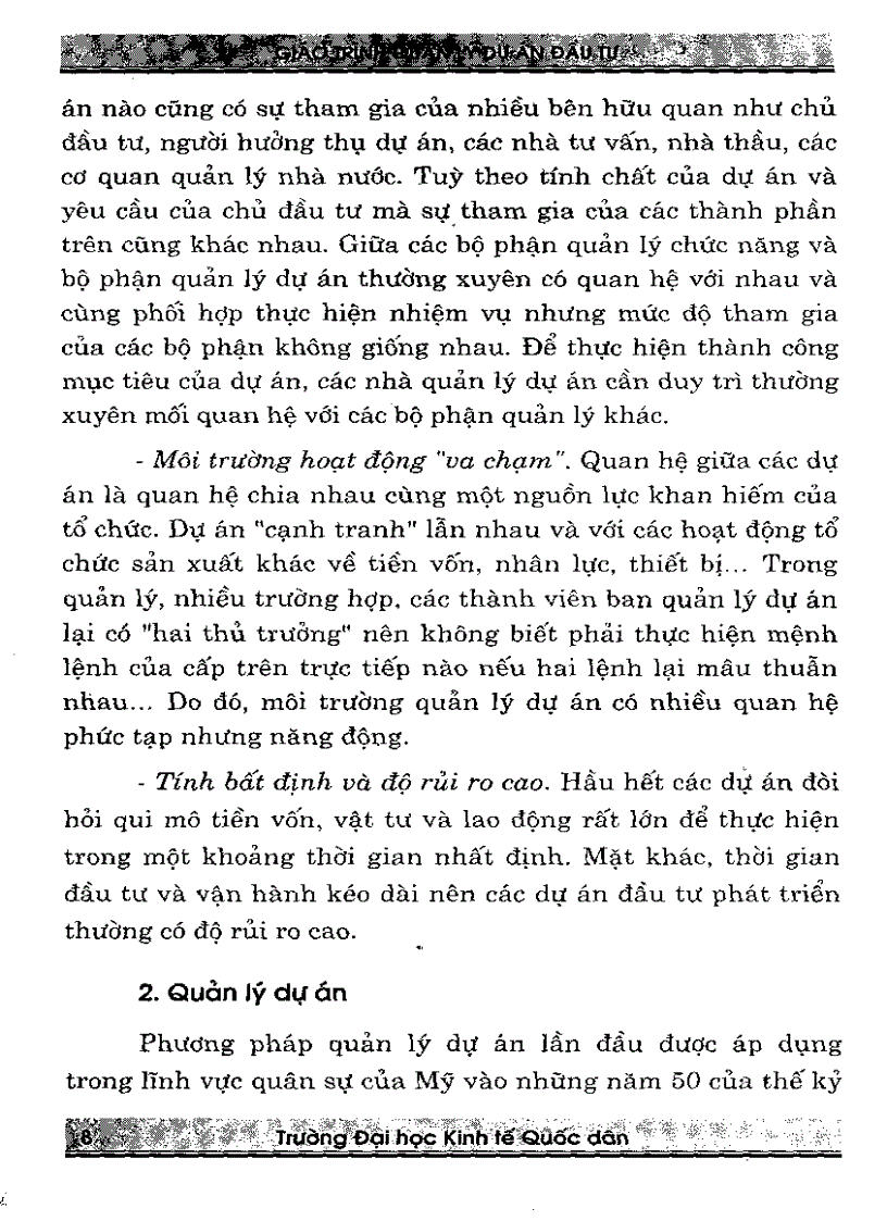 image for page Giáo trình nguyên lý dự án đầu tư