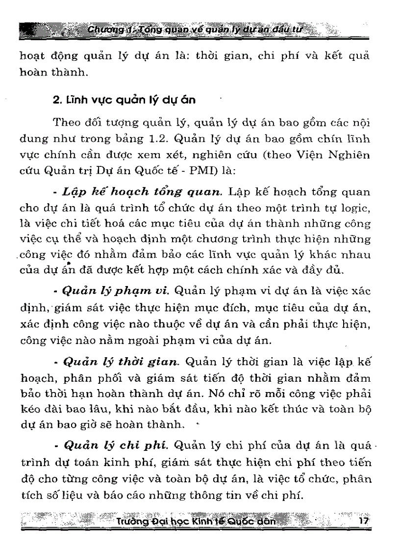 image for page Giáo trình nguyên lý dự án đầu tư
