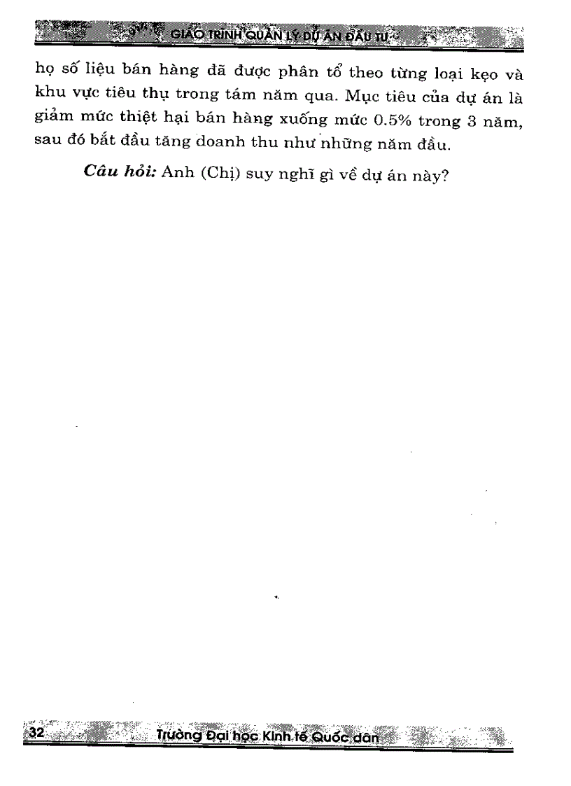 image for page Giáo trình nguyên lý dự án đầu tư