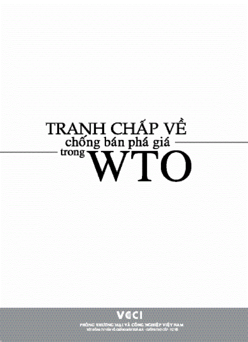 Tranh chấp về chống bán phá giá trong WTO