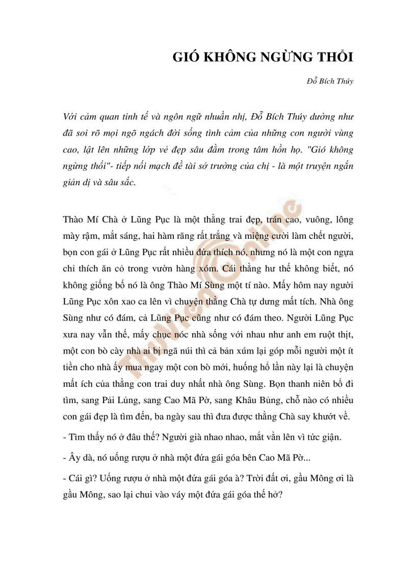 image for page Tiếng đàn môi sau bờ rào đá