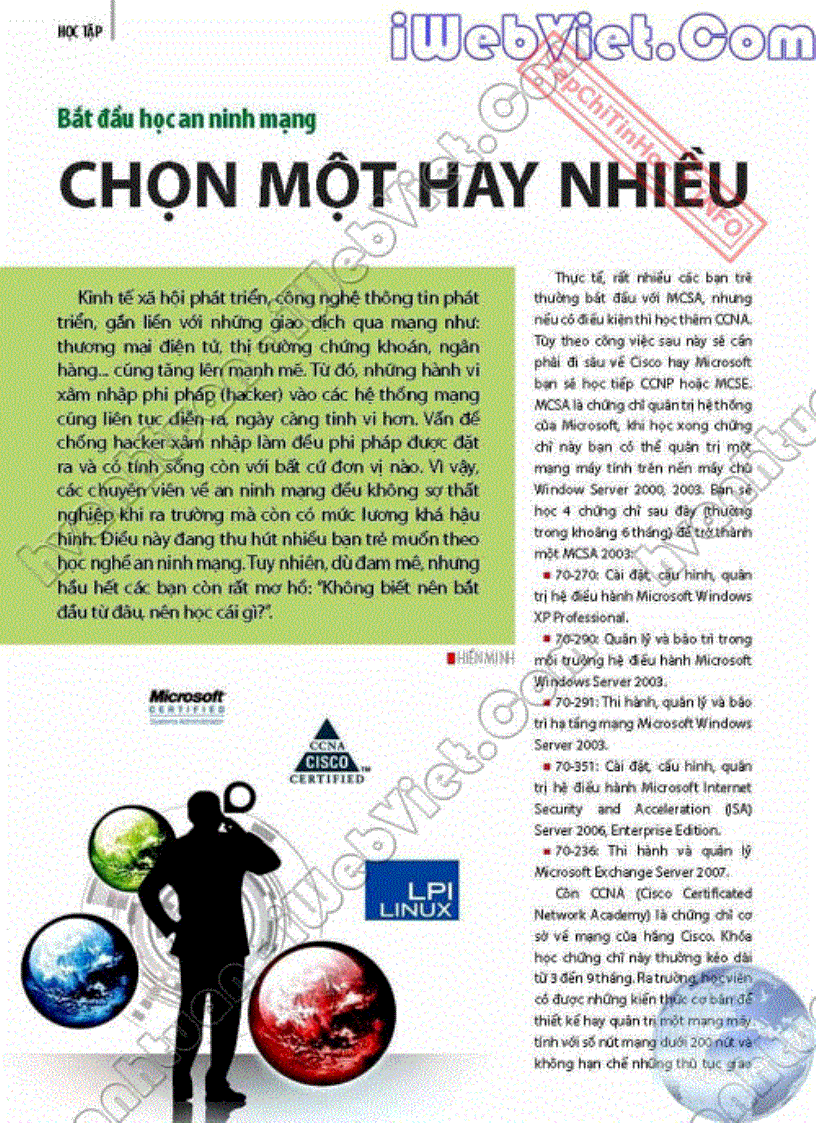 image for page Tạp chí Bảo Mật số tháng 4 2009