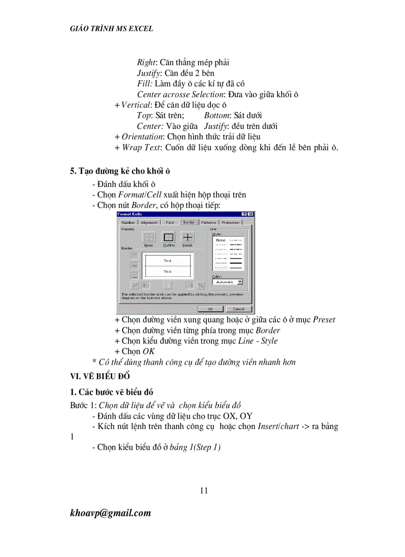 image for page Giáo trình MS Excel