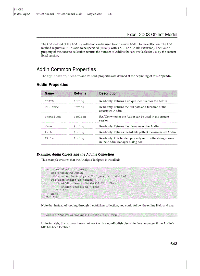 image for page Các đối tượng trong Excel