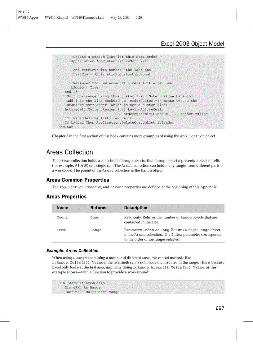image for page Các đối tượng trong Excel