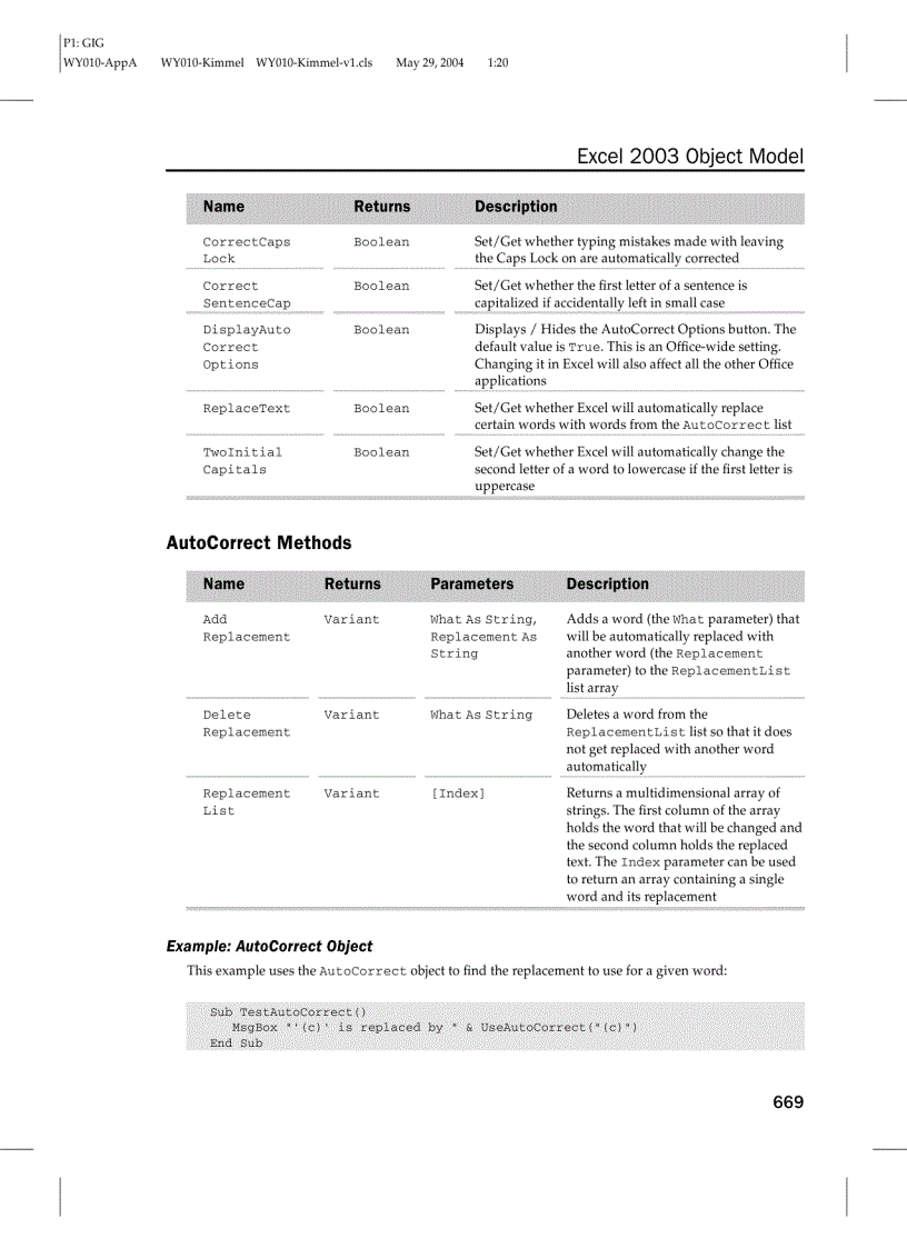 image for page Các đối tượng trong Excel