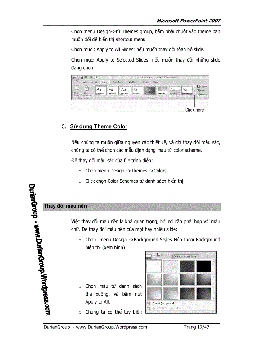 image for page Giáo trình MS PowerPoint 2007