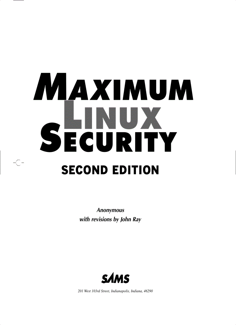 Maximum Linux Security 2nd Edition