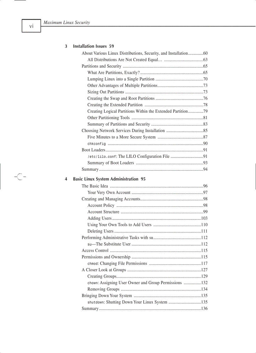 image for page Maximum Linux Security 2nd Edition
