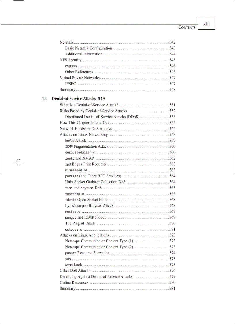image for page Maximum Linux Security 2nd Edition