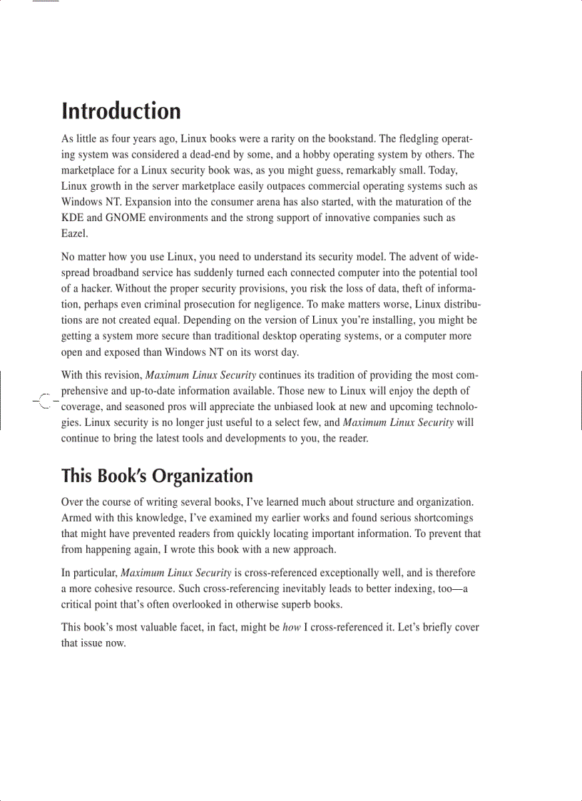 image for page Maximum Linux Security 2nd Edition