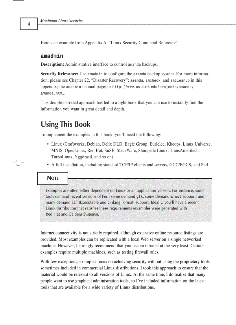 image for page Maximum Linux Security 2nd Edition