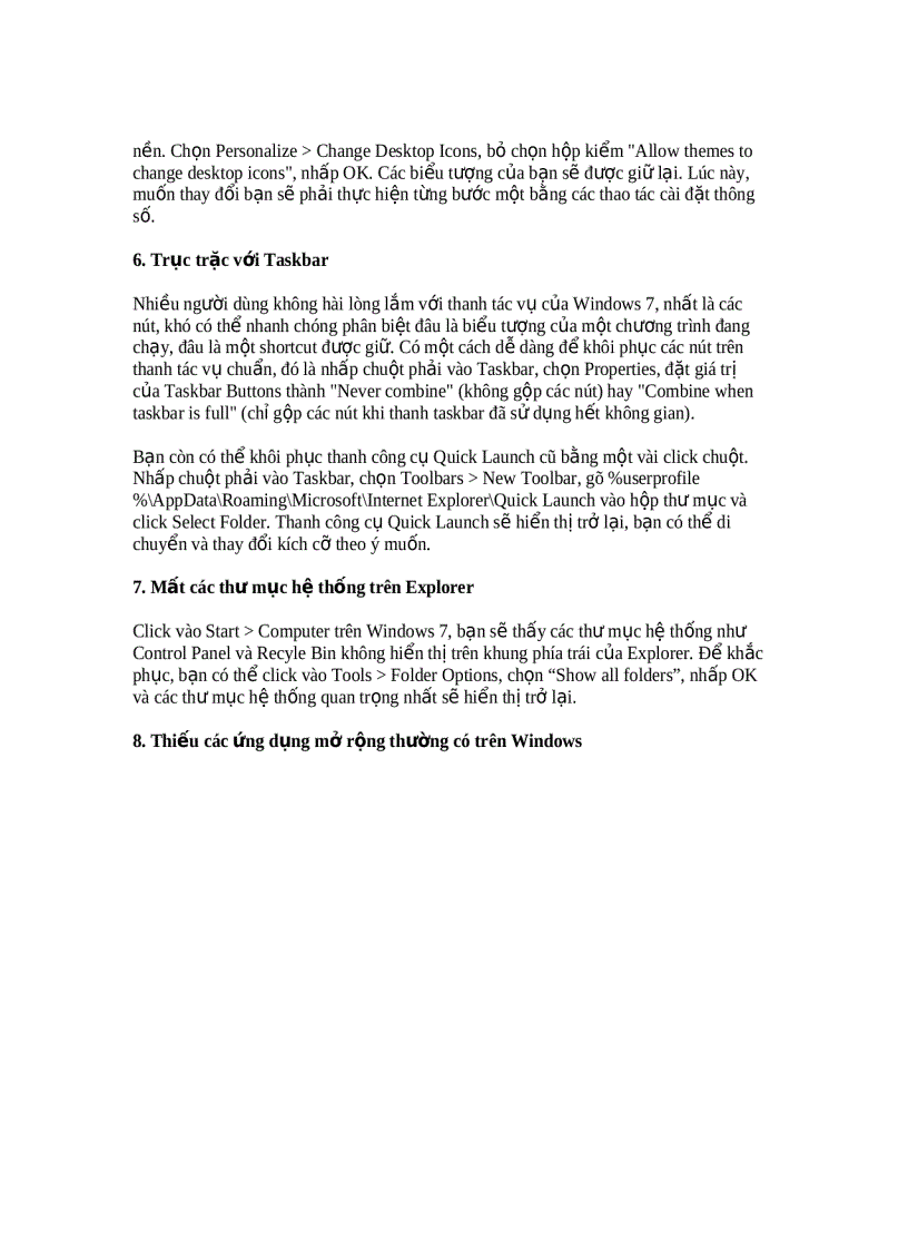 image for page Khắc phuc một số lỗi khi dùng Windows 7