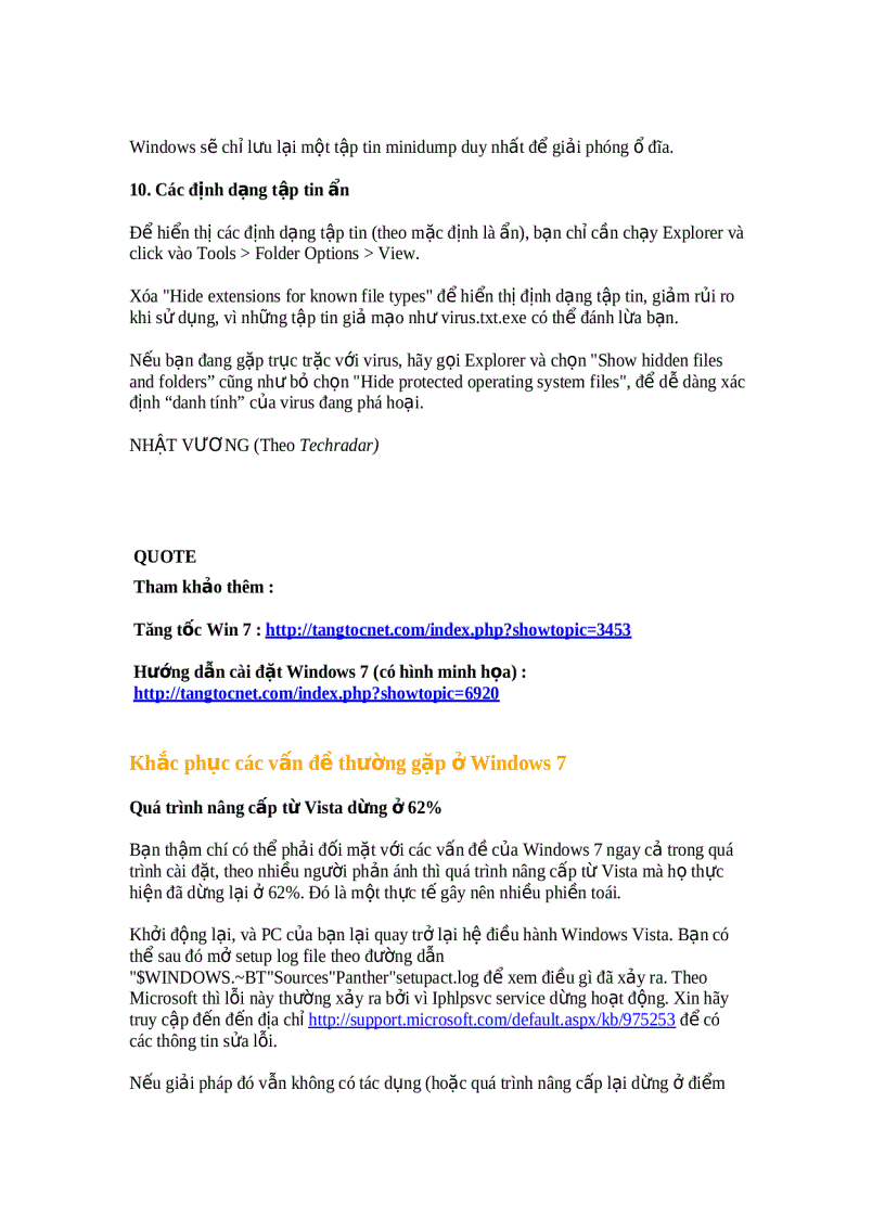 image for page Khắc phuc một số lỗi khi dùng Windows 7