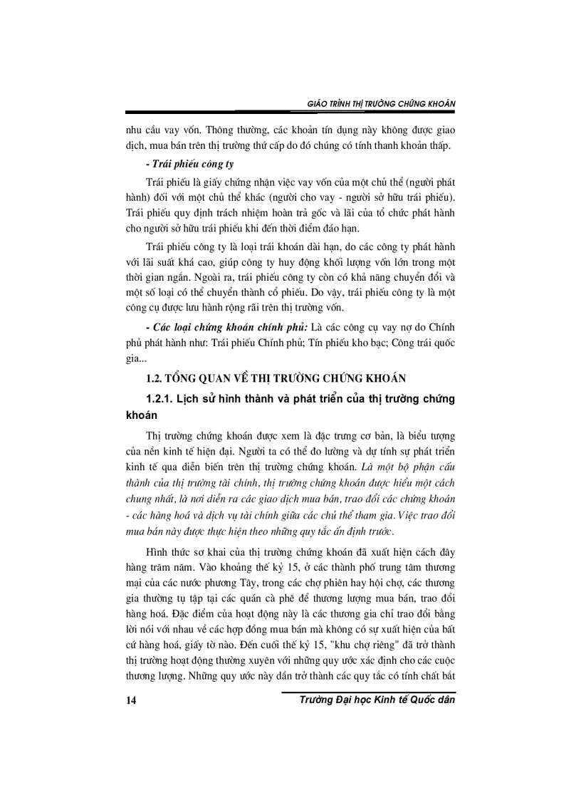 image for page Thị trường chứng khoán