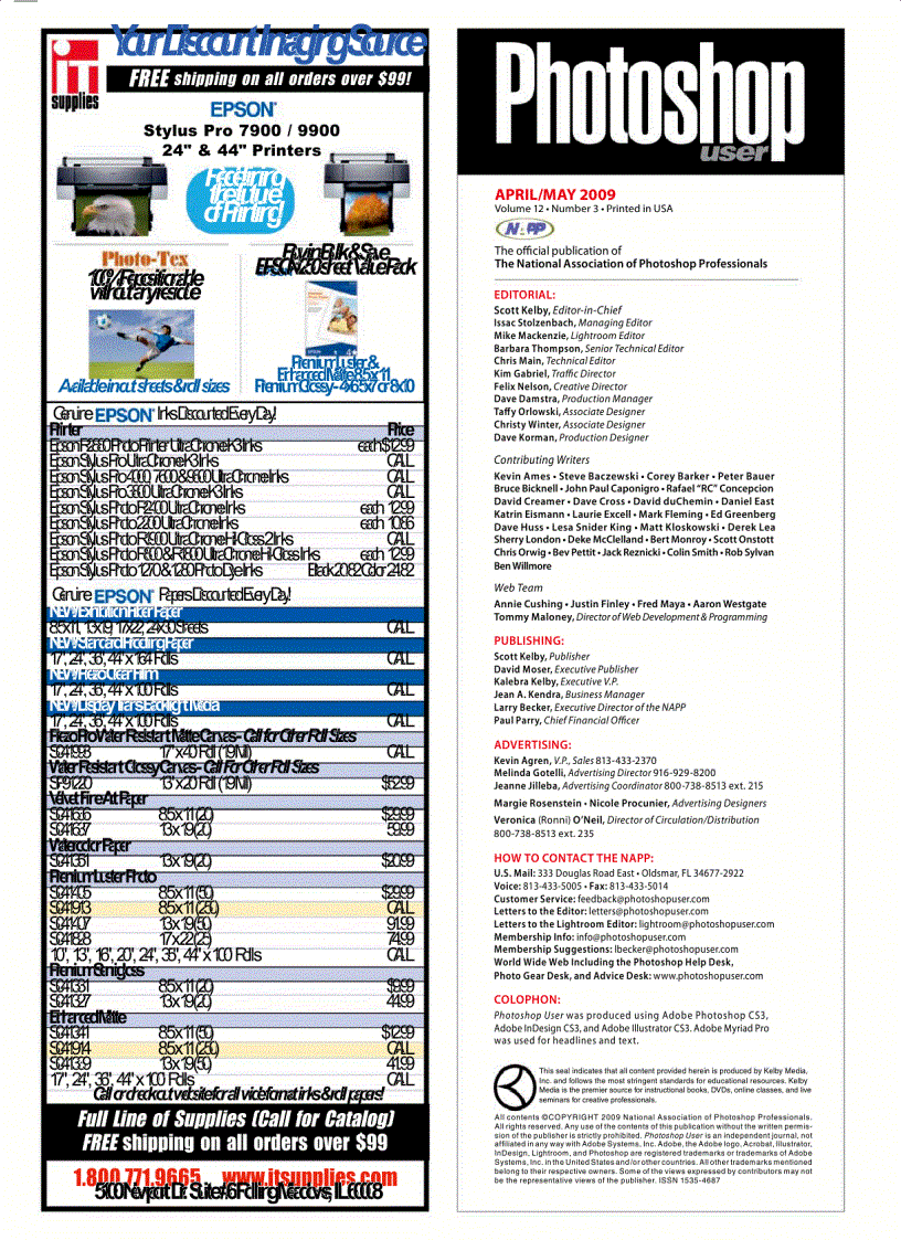 image for page Photoshop User Magazine April 2009