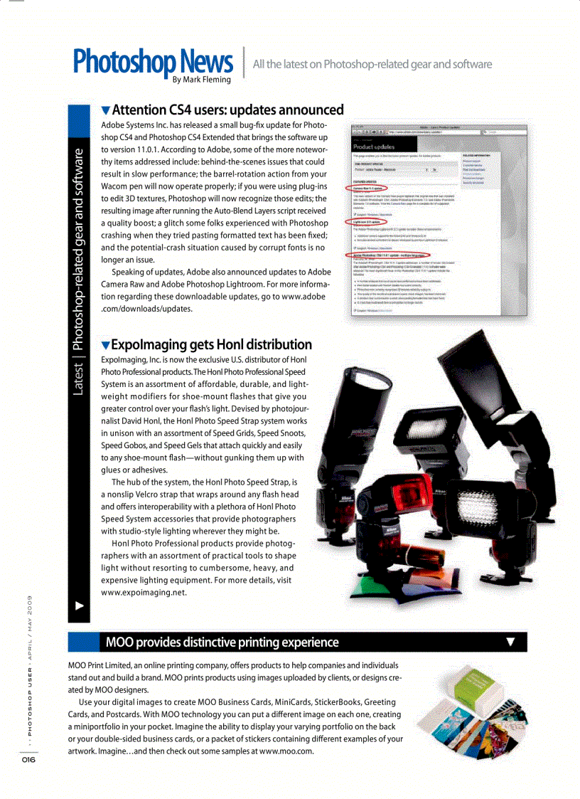 image for page Photoshop User Magazine April 2009