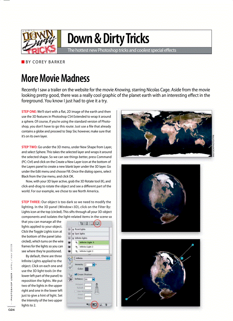 image for page Photoshop User Magazine April 2009