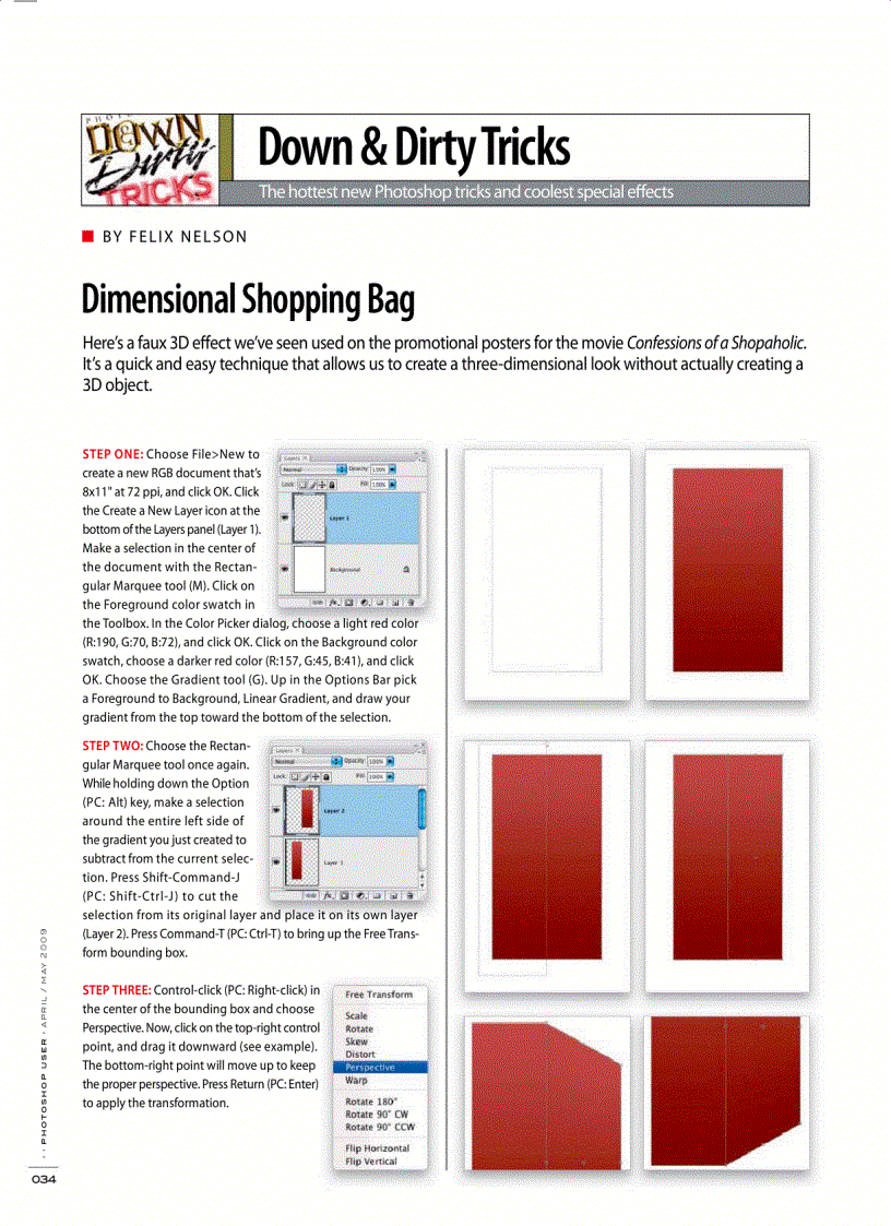 image for page Photoshop User Magazine April 2009